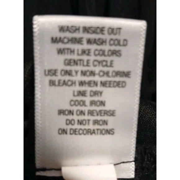 Disney D-Signed Girls Black Sparkly Blouse – Long Sleeve, Size M –Cute & Stylish - Picture 8 of 9